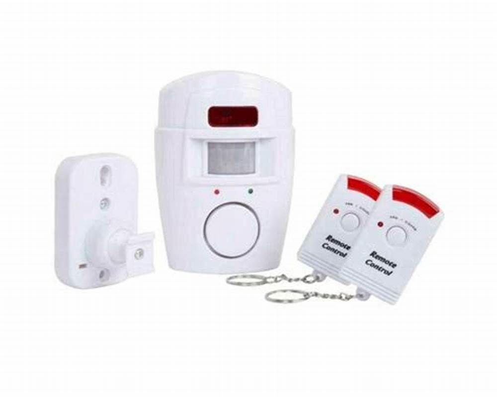 Alarma Sirena Con Sensor 2 Controles Color Blanco-2