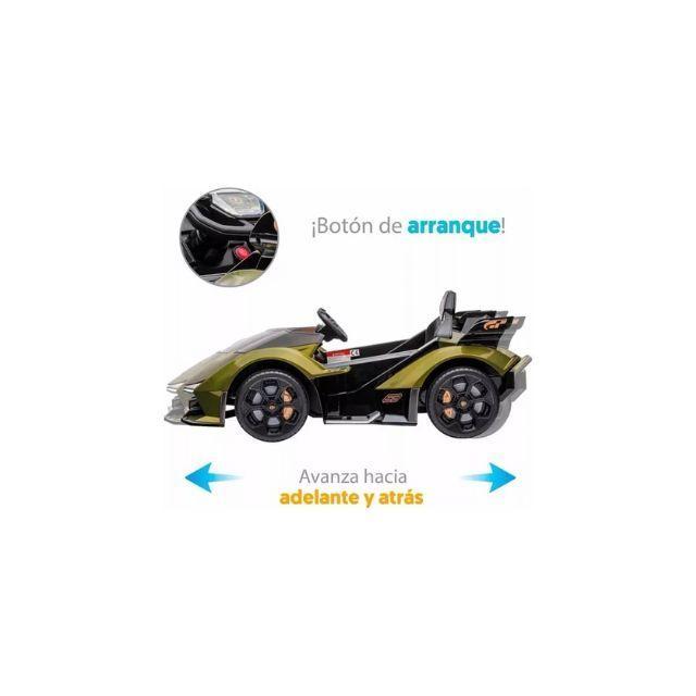 Carro Montable Eléctrico Lamborghini C/remoto Niños Navidad Color Amarillo-3