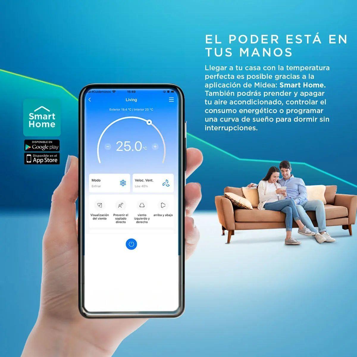 Aire acondicionado Midea Breezeless Inverter 9000 BTU-7