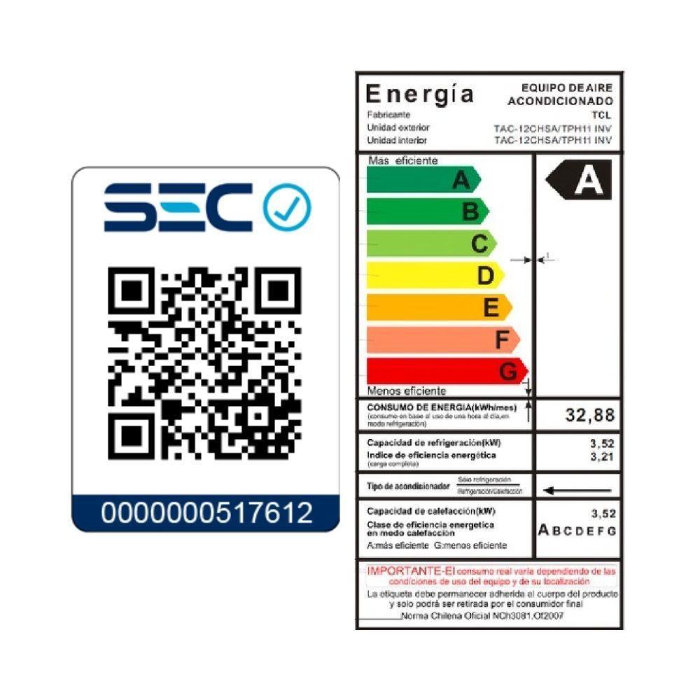 Aire Acondicionado Inverter TCL BreezeIN 12000 BTU WIFI-6