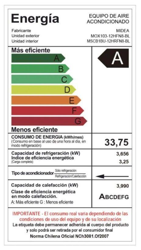 Aire acondicionado Midea Breezeless Inverter 12000 BTU-5