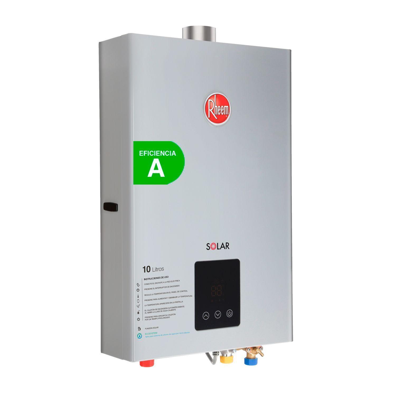 Calefont 10 litros Gas Licuado Tiro Forzado Rheem-1