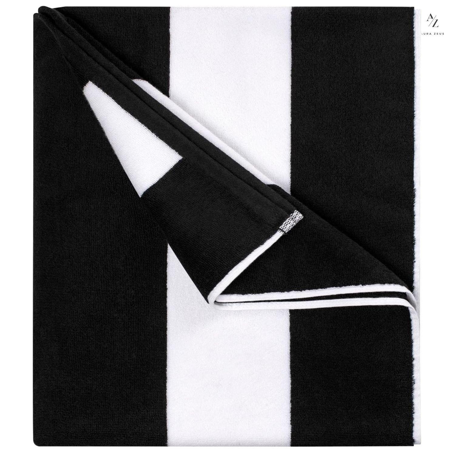 Set De 4 Toalla De Playa Algodon 150x75 Xl Viaje Grande Az Verano-6