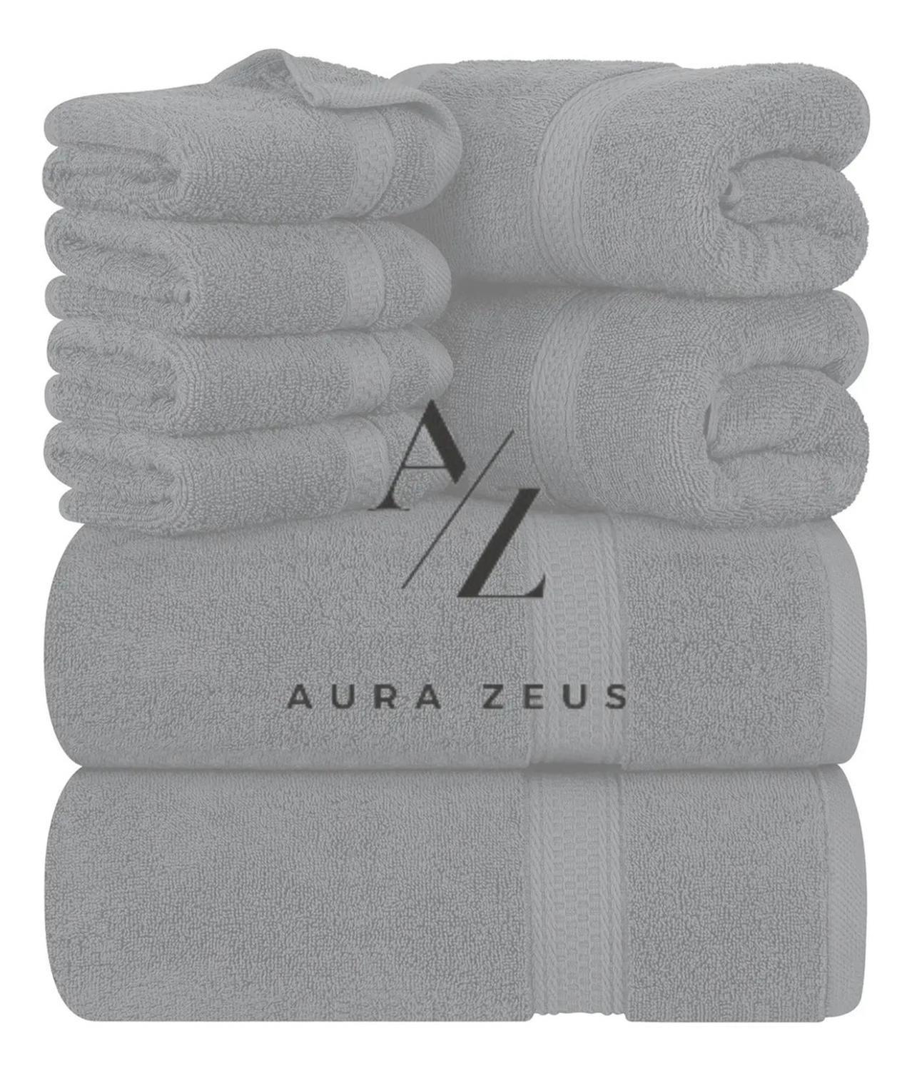 Juego De 4 Toallas Faciales 32x32cm Algodon 500g Set Baño-8