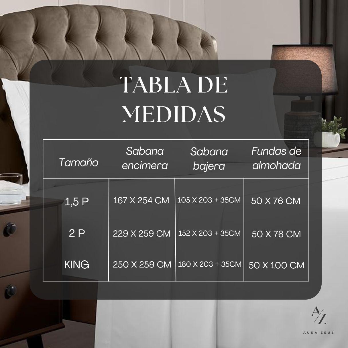 Juego De Sabanas + 2 Fundas De Almohada Blanca Negra 2 Plaza Hilos Az-5