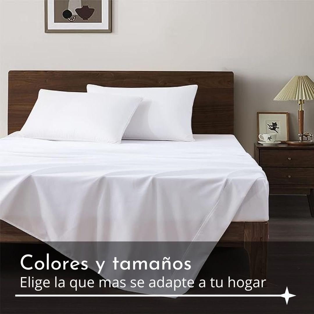 Sabanas Encimera 2 Plazas Blanca Gris Ultra Suave Hilos Aura Zeus-4