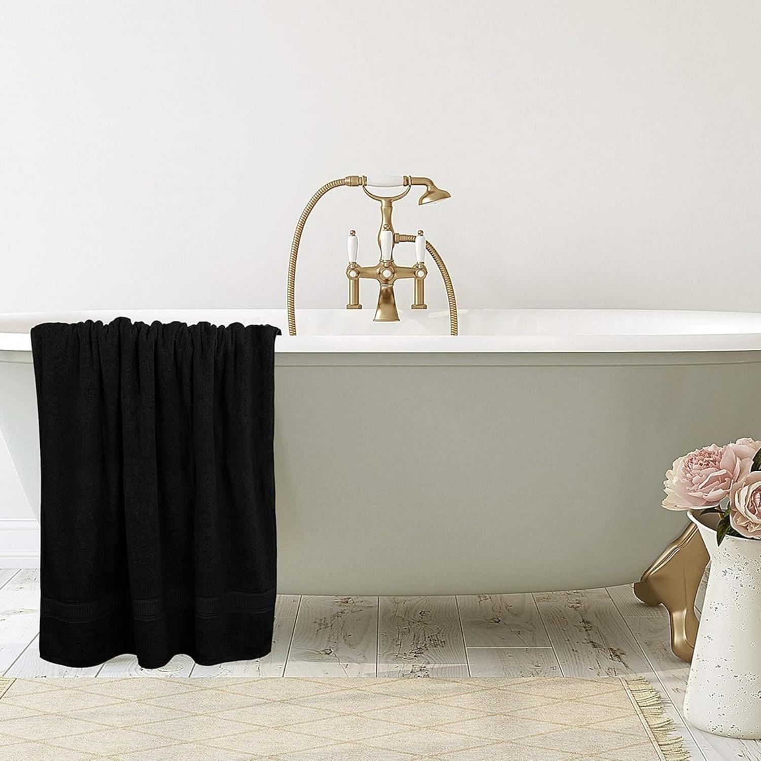 Set De 2 Toallas De Baño 140x70 Cm Algodon 500gr Grandes Az-7