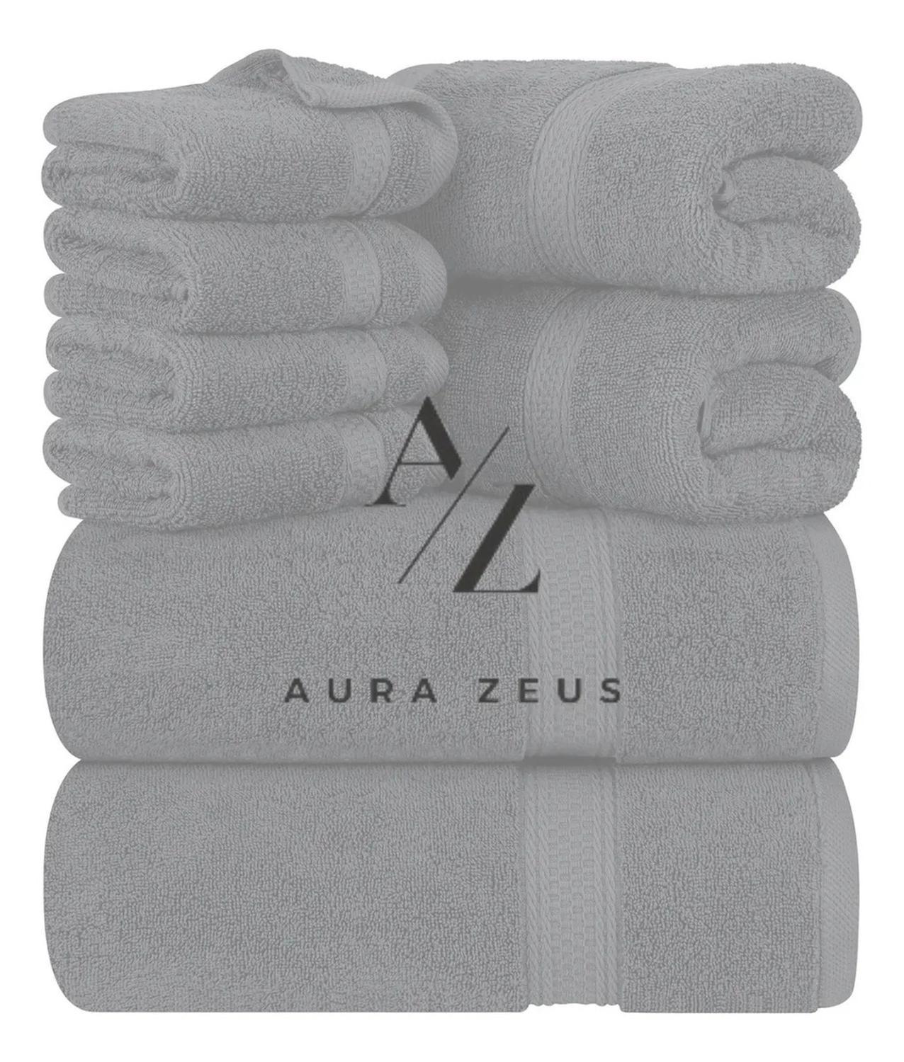 Set De 2 Toallas De Baño 140x70 Cm Algodon 500gr Grandes Az-9