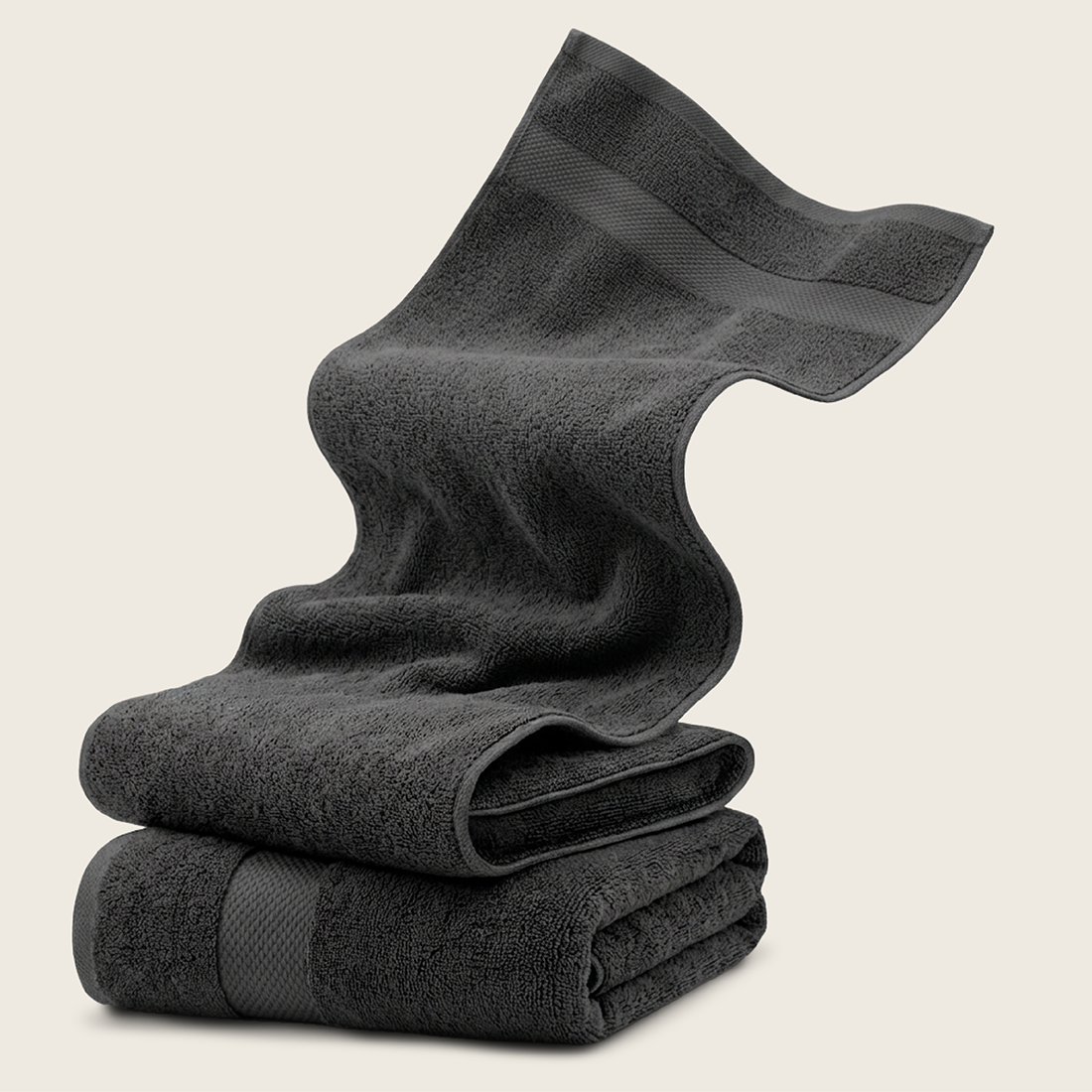 Set De 2 Toallas De Baño 140x70 Cm Algodon 600gr/m2 Grandes Az-8