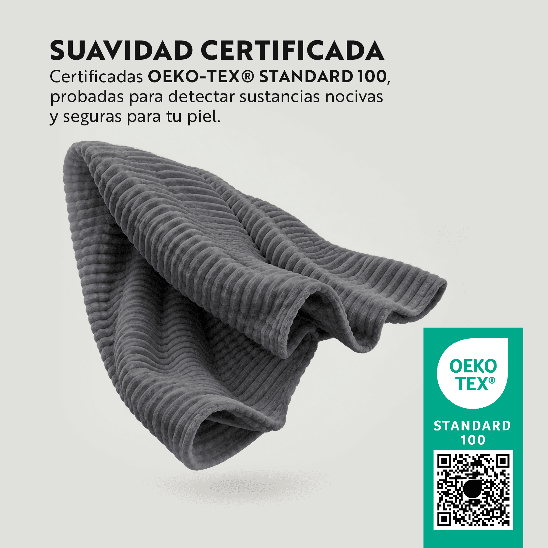 Frazada Manta Piecera Termica Sherpa Gris 1,5 Plazas/ 2 Plazas/ King Casa Nerola-6