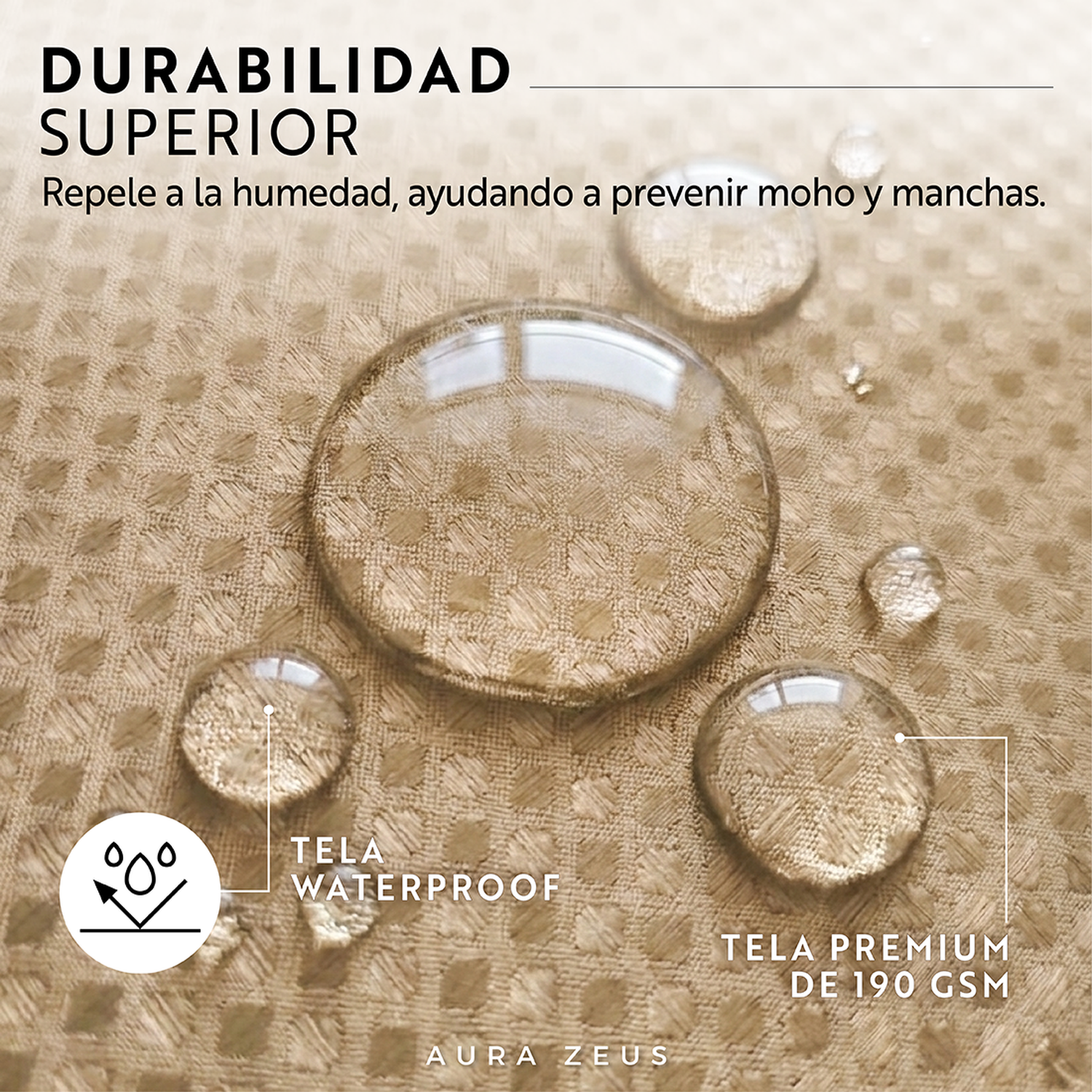 Cortina De Baño Impermeable Tela Ducha +12 Gancho Premium Az-3