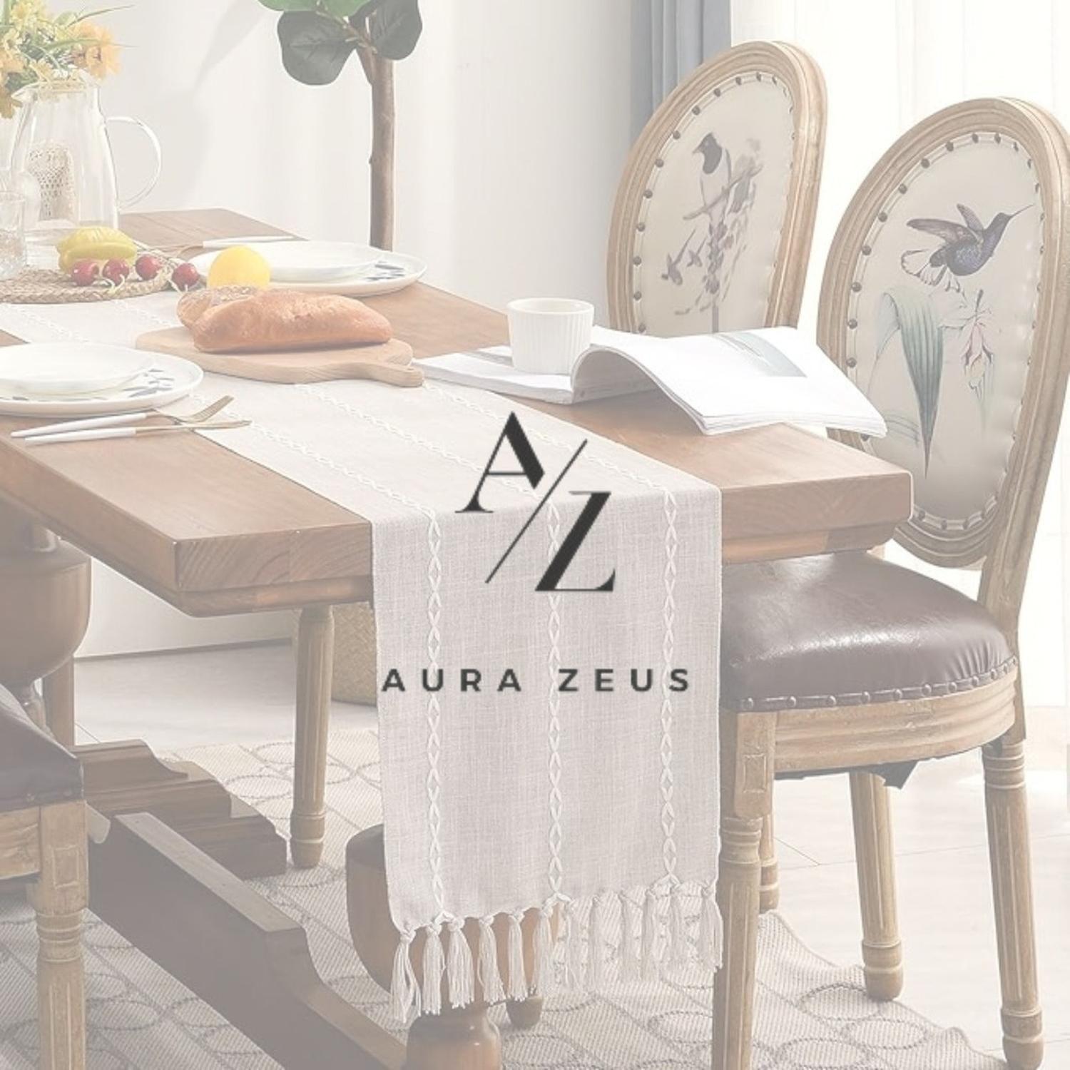 Camino De Mesa Lino Y Algodon Mantel 183x33 Cm Crochet Az-6