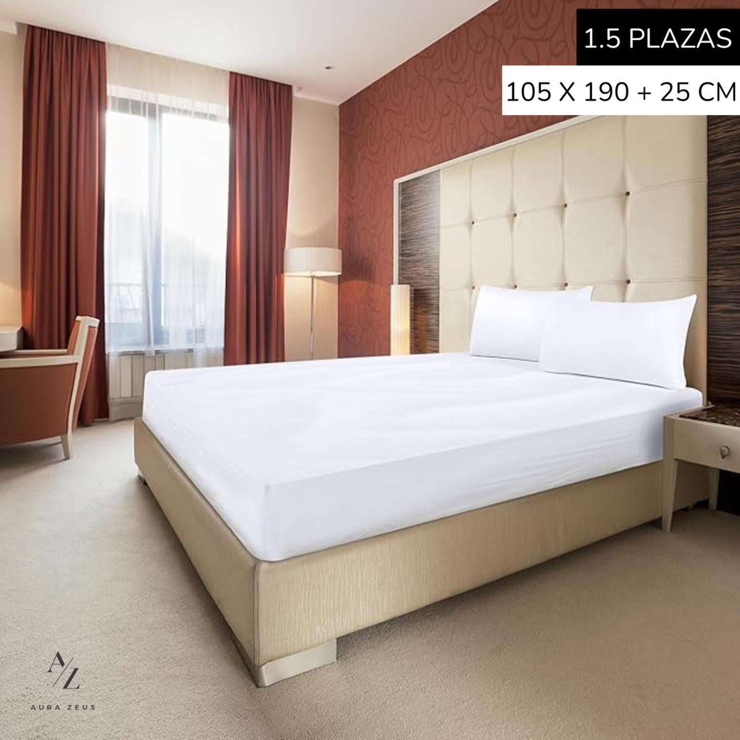 Sabanas Bajera Ajustable 1800 Hilos Microfibra Hogar Ropa Cama Elasticada Az-1