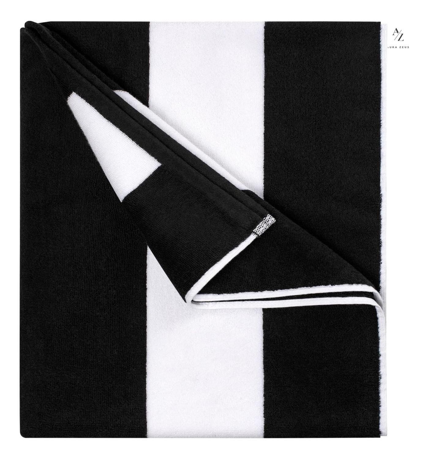 Set De 2 Toallas De Playa Algodon 150x75 Xl Viaje Grande Az-7