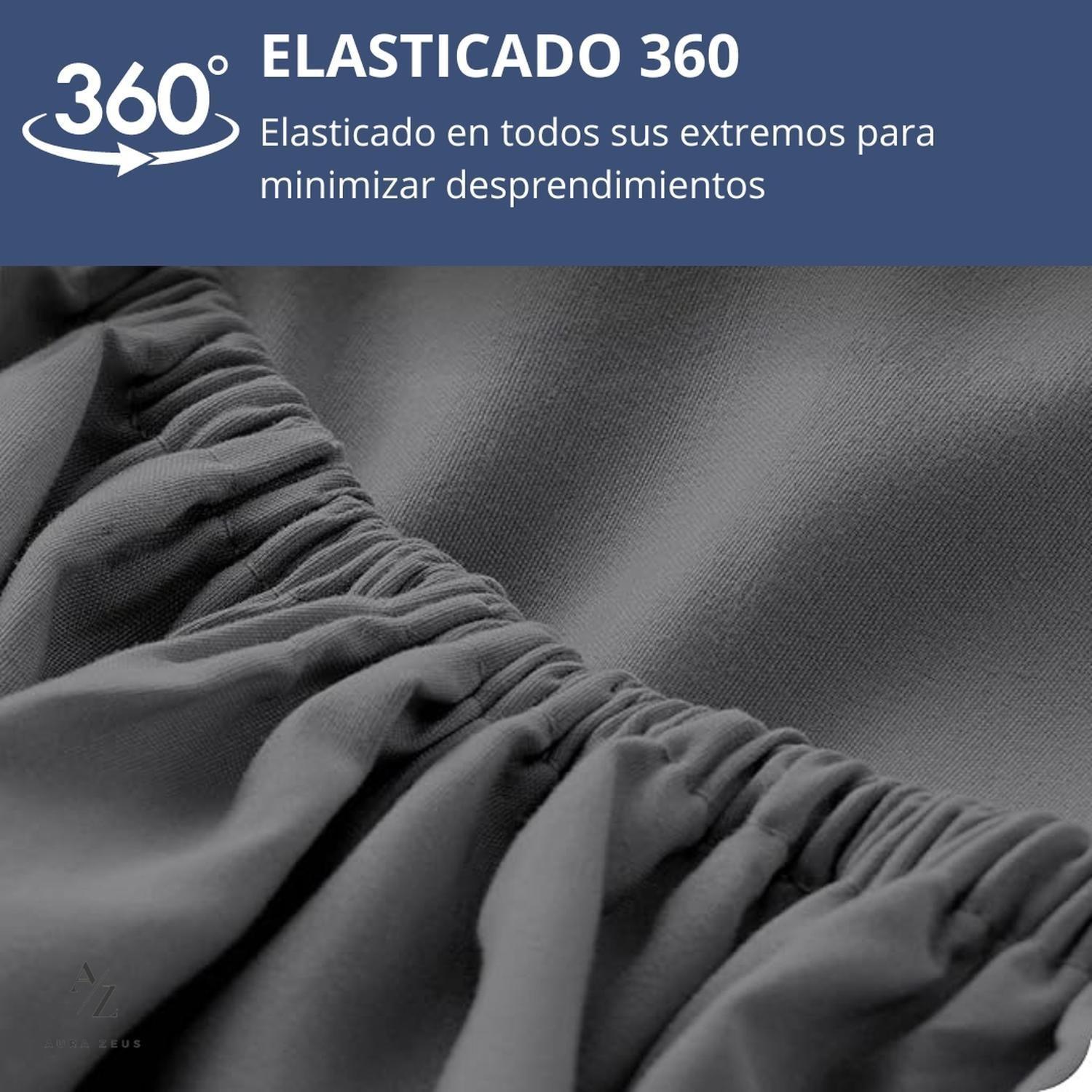 Sabanas Bajera Ajustable 1800 Hilos Microfibra Hogar Ropa Cama Elasticada Az-3
