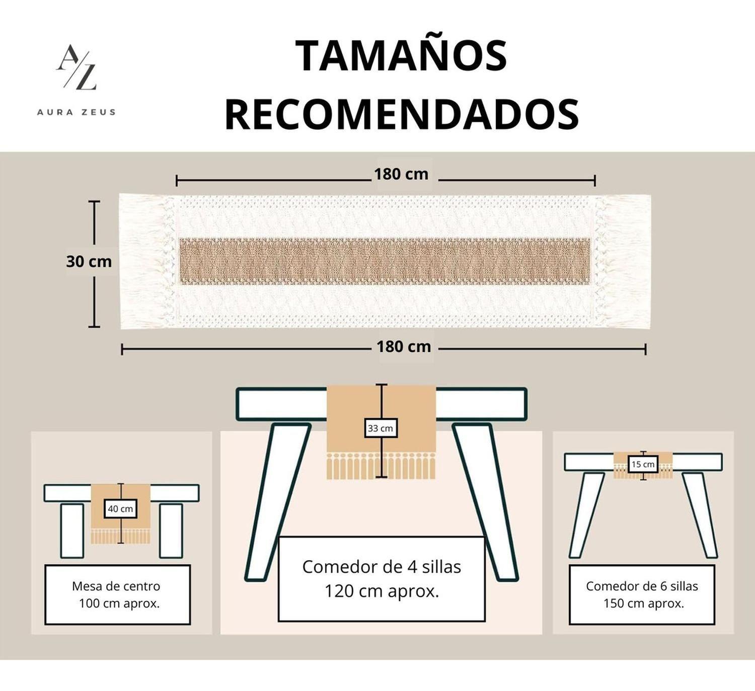 Camino De Mesa Algodon Yute Etnico Mantel De Centro 180x30cm-4