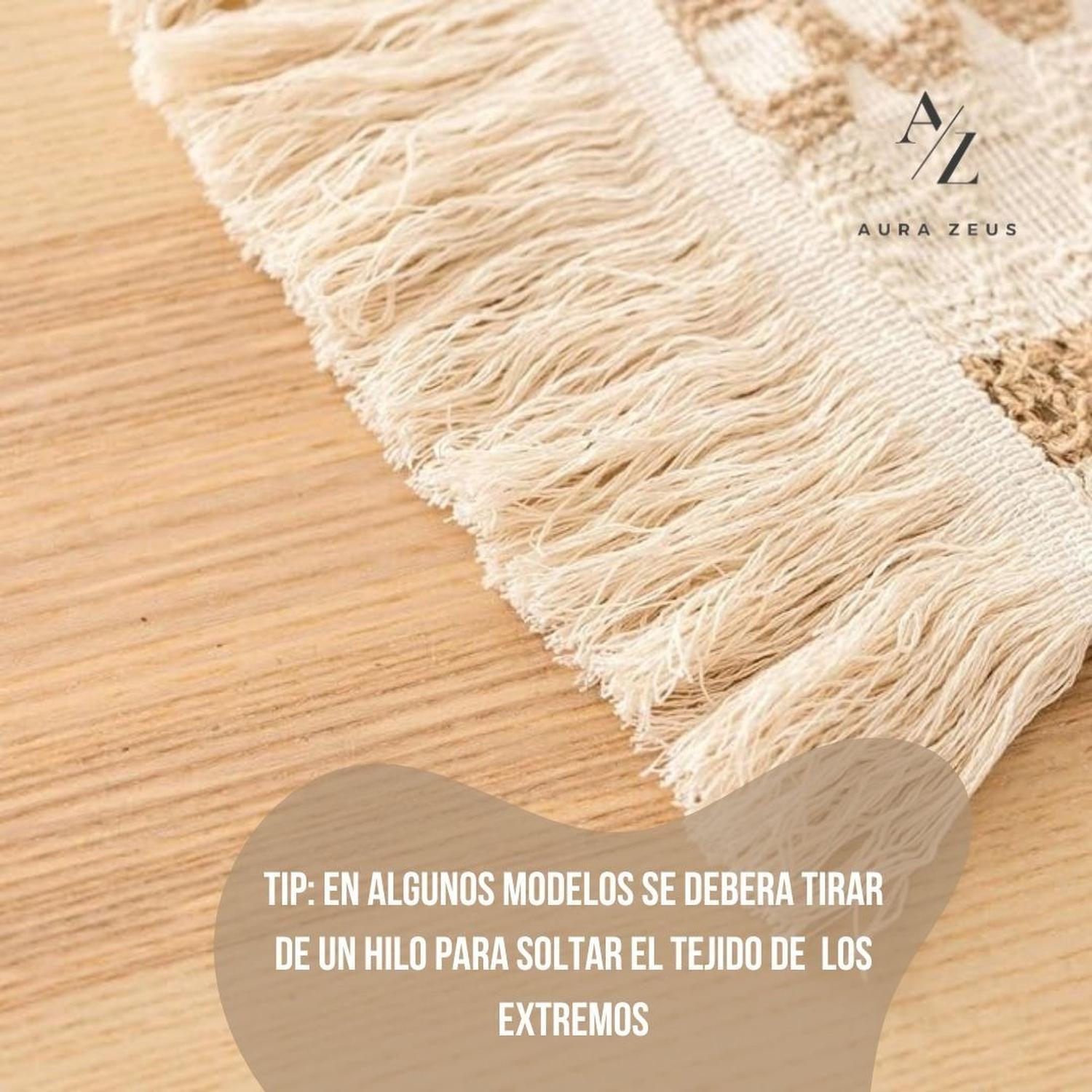 Camino De Mesa Algodon Yute Etnico Mantel De Centro 180x30cm-5