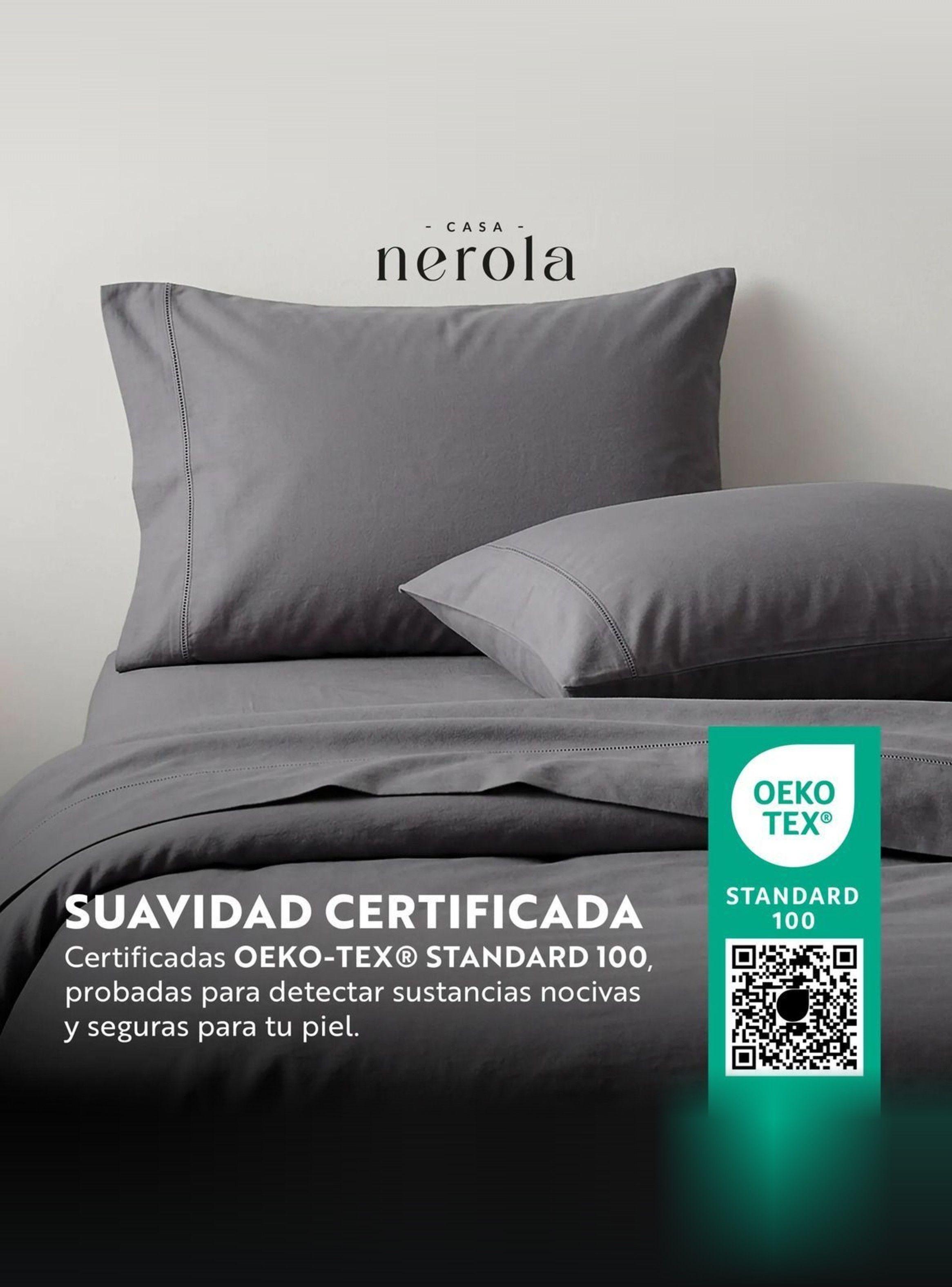 Juego de Sábanas 100% Algodón 200 Hilos 4 Piezas King Gris-4