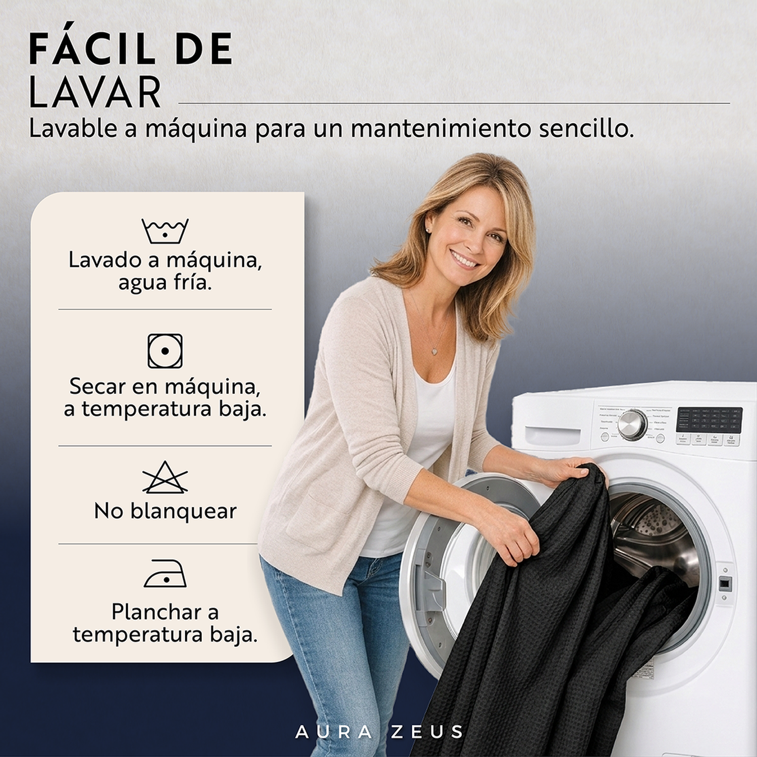 Cortina De Baño Diseño Impermeable + Forro Y 12 Ganchos Az-3