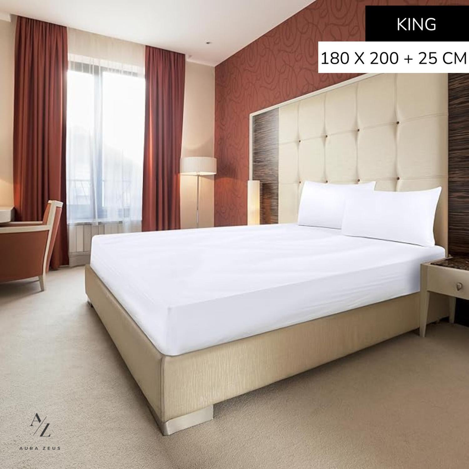 Sabanas Bajera Ajustable 1800 Hilos Microfibra Hogar Ropa Cama Elasticada Az-1