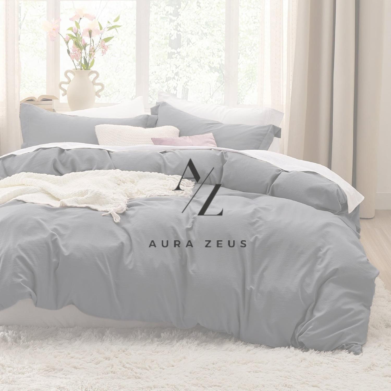 Funda Plumon Duvet Edredon 1800 Hilos Microfibra Sabana Az-9