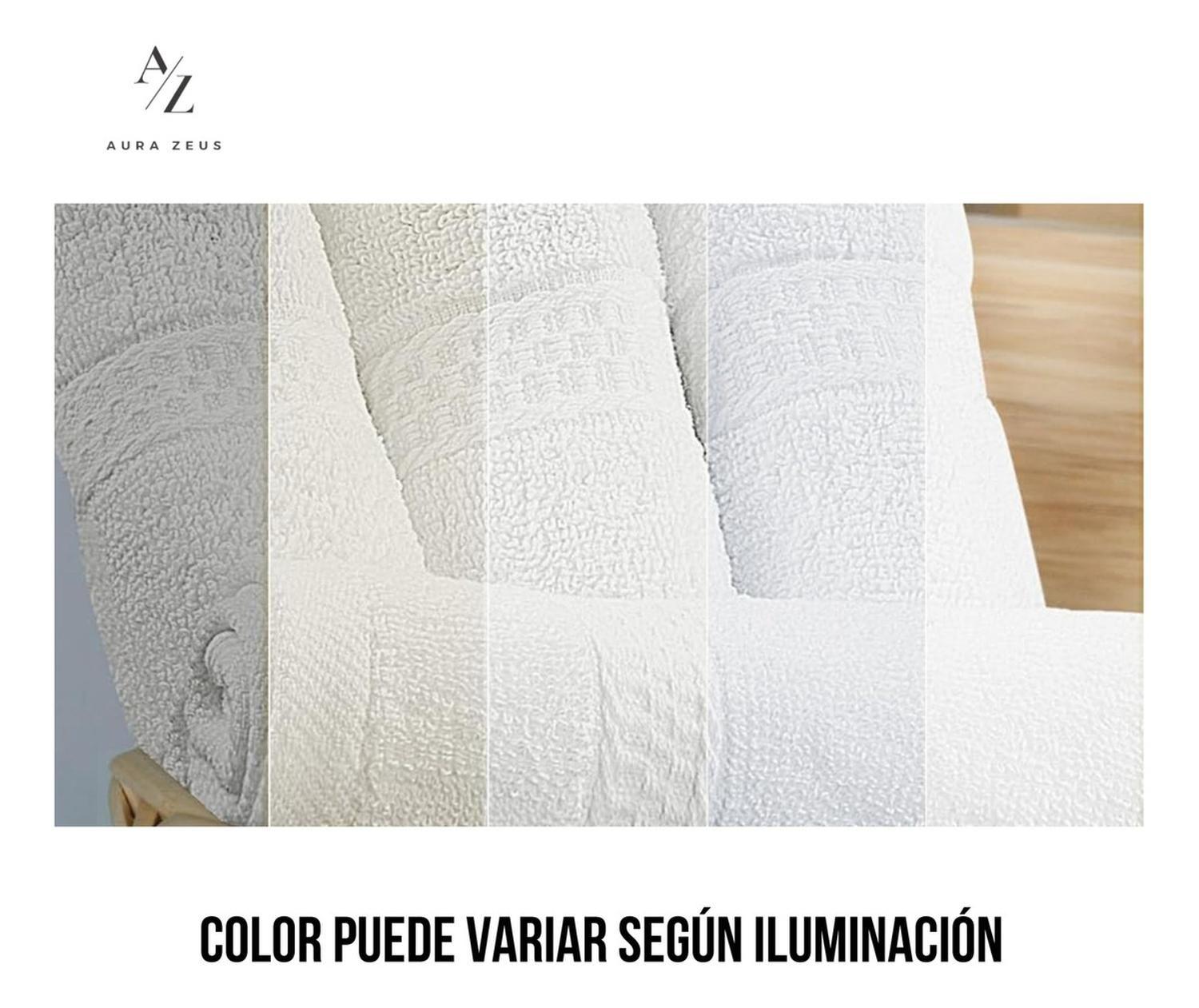 Set De 6 Toallas De Baño Algodon 500gr Cuerpo Mano Grande Az Blanco-5