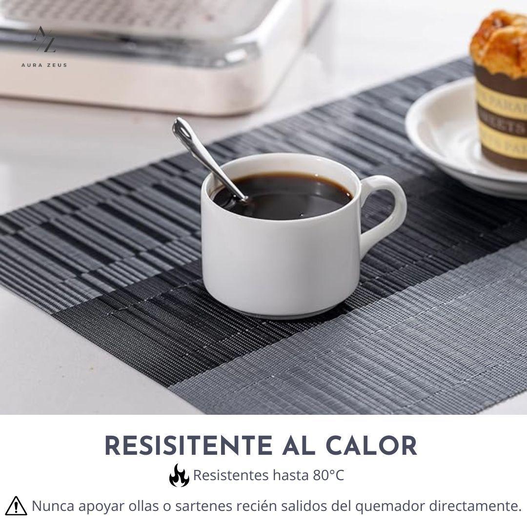 Set De 4 Individuales Para Mesa Mantel Impermeables Diseños-2