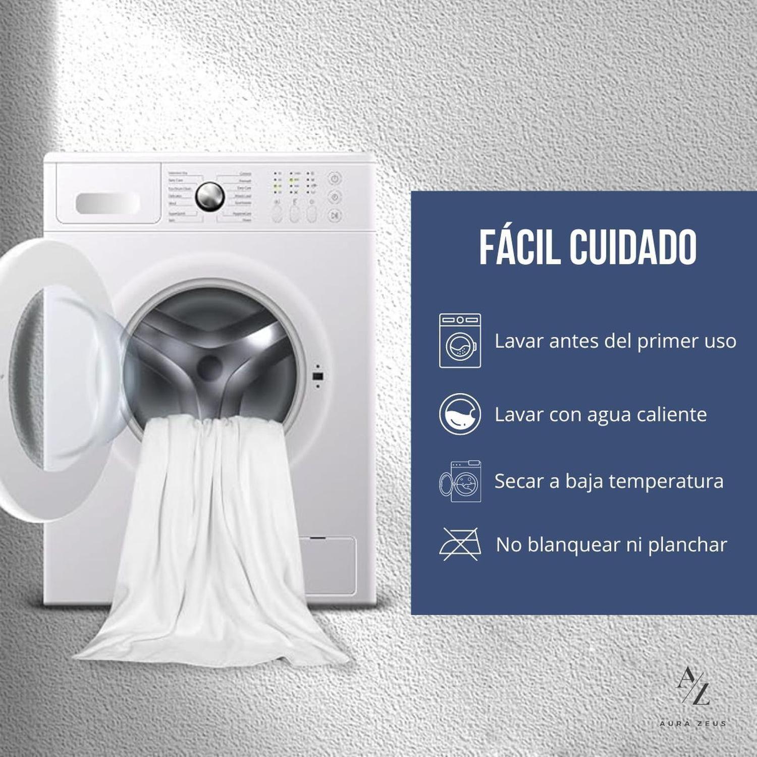 Toallon Grande De Baño 100 X 140 Microfibra Playa Mano Az-3