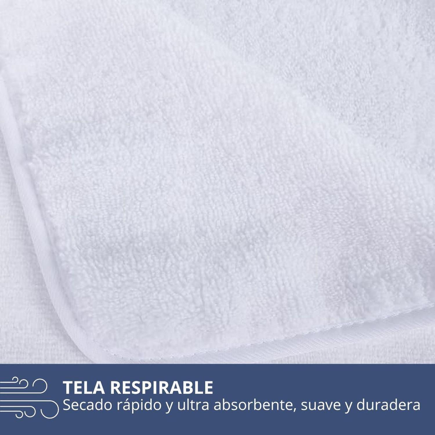 Toallon Grande De Baño 100 X 140 Microfibra Playa Mano Az-4