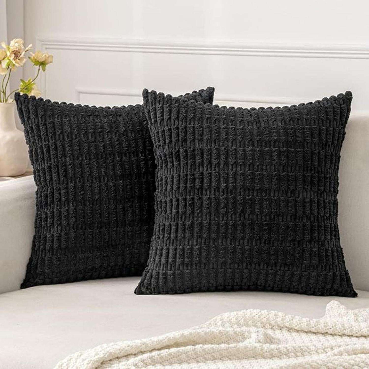 Fundas De Cojines Pack X2 Boho Textura Suave 45 X 45 Premium-4