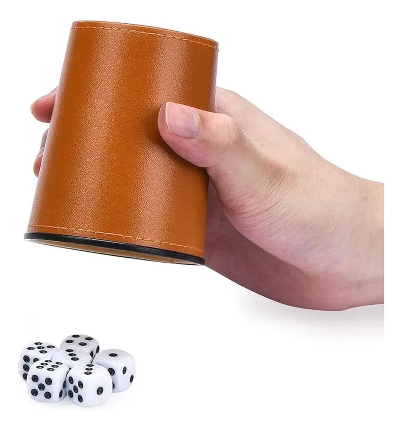 Set De 5 Cachos Cuero Pu Cachai Juego De Mesa Familiar Box-4