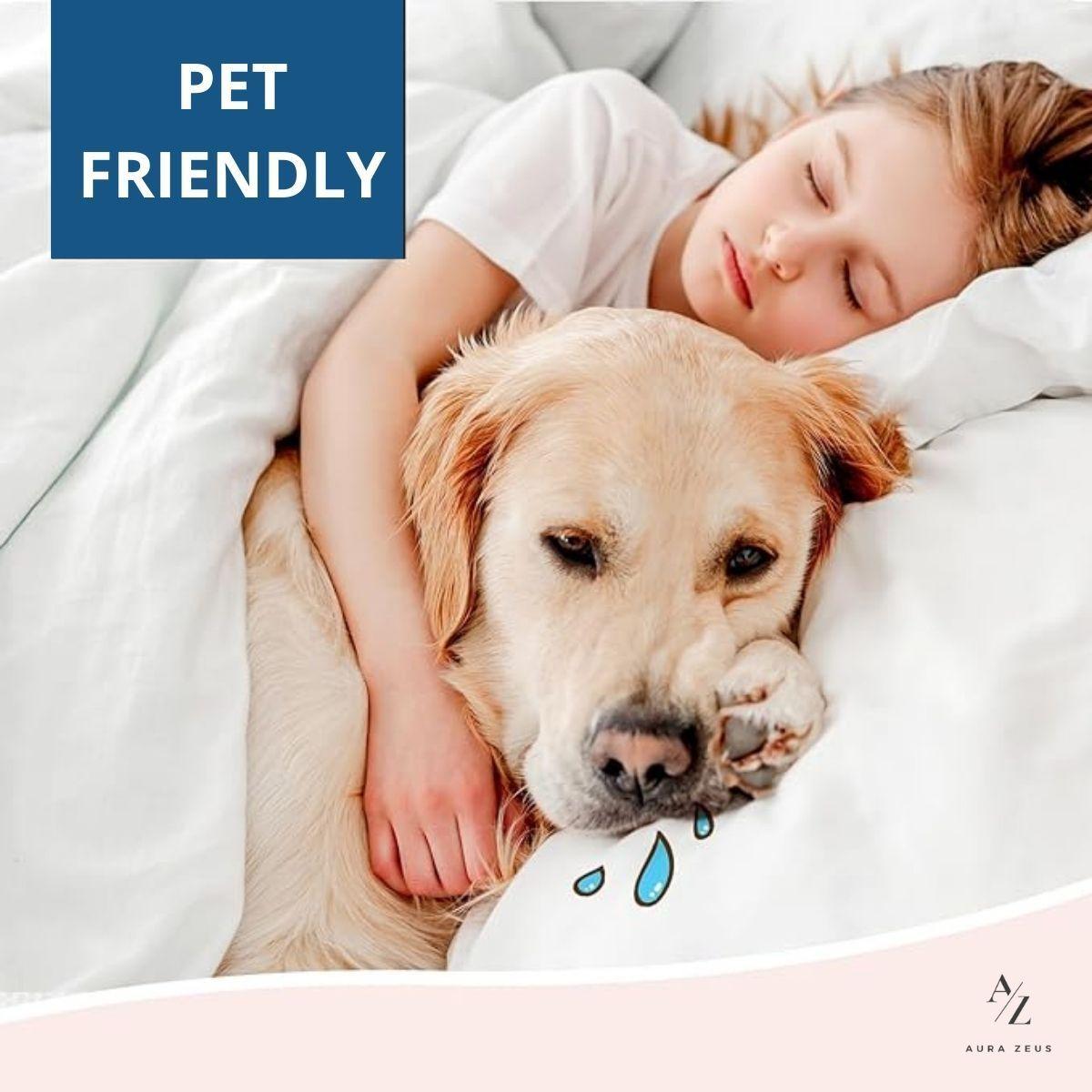 Set De 2 Fundas Para Almohadas Impermeables 50x70 Antimanchas Cierre-4