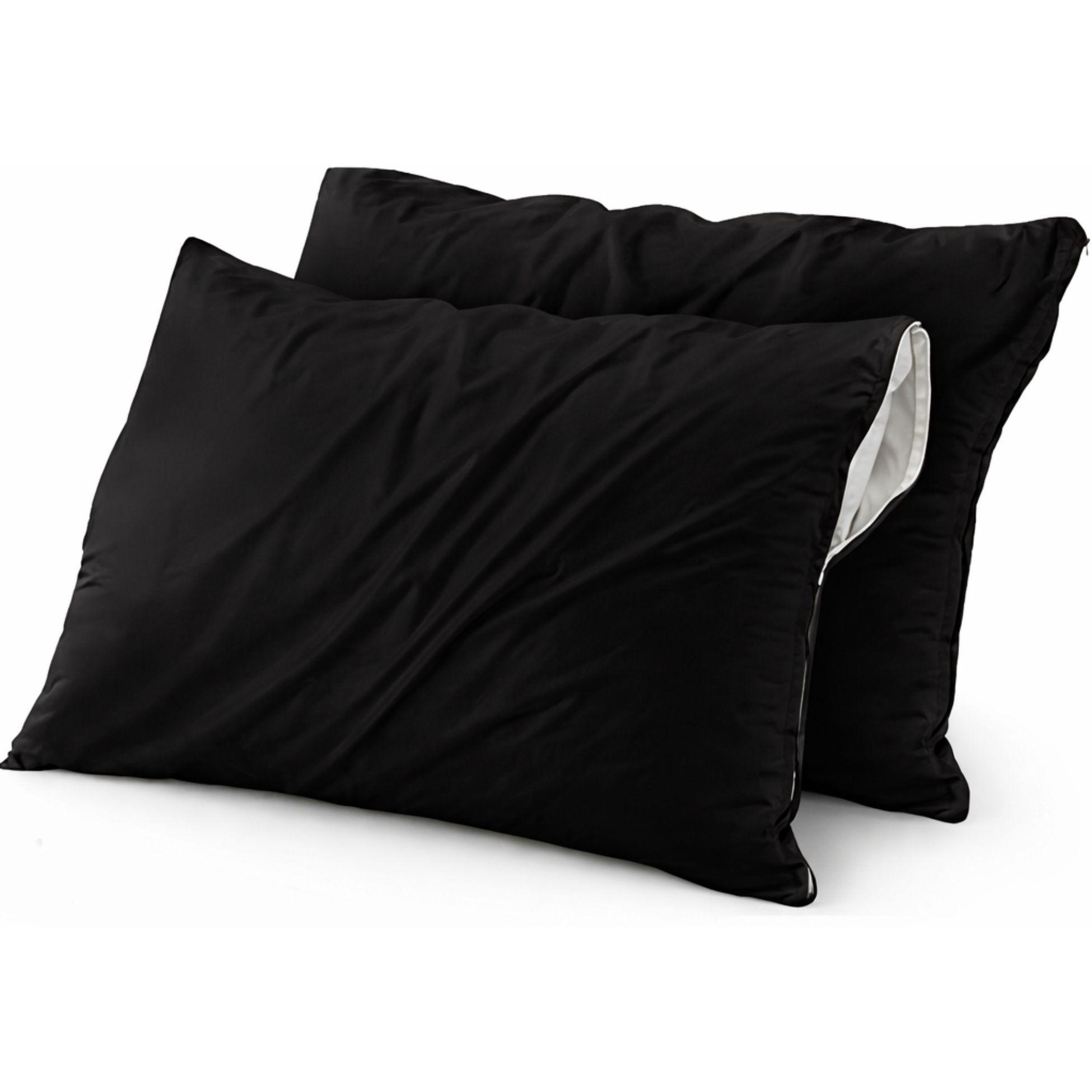 Set De 2 Fundas Para Almohadas Impermeables 50x70 Antimanchas Cierre-0