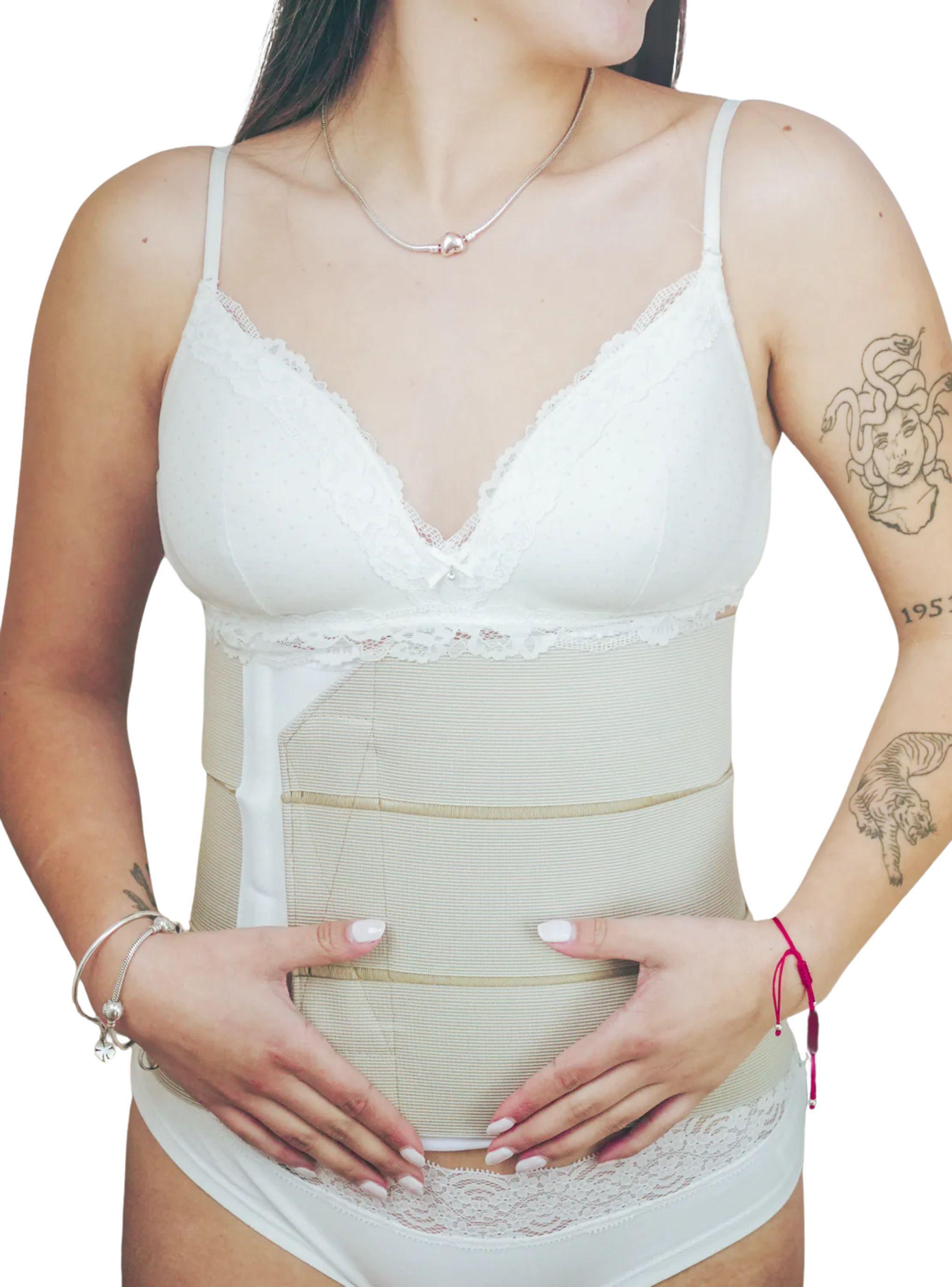 Faja Post Parto 3 Bandas Beige-2