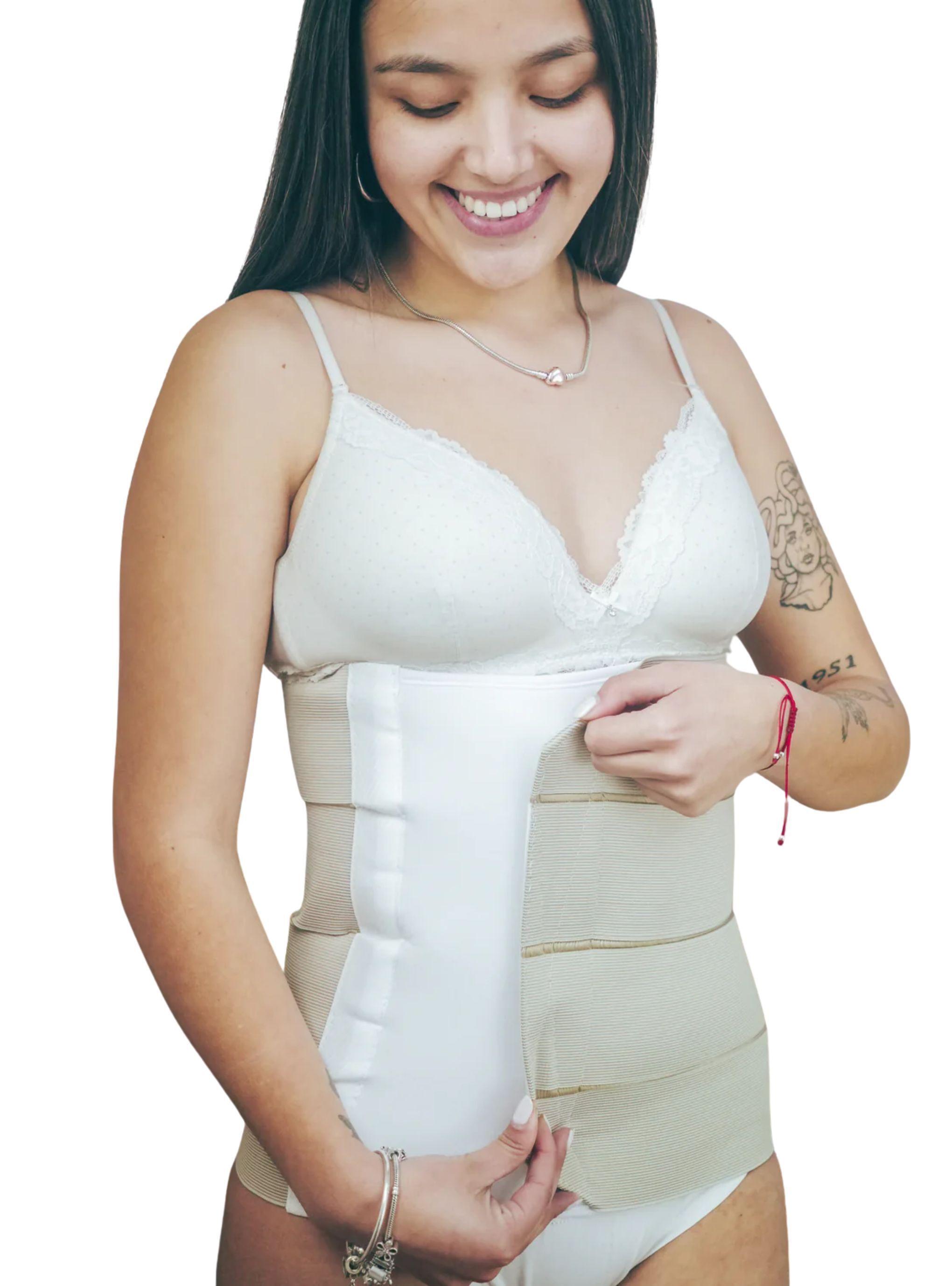Faja Maternal 4 Bandas Beige-2