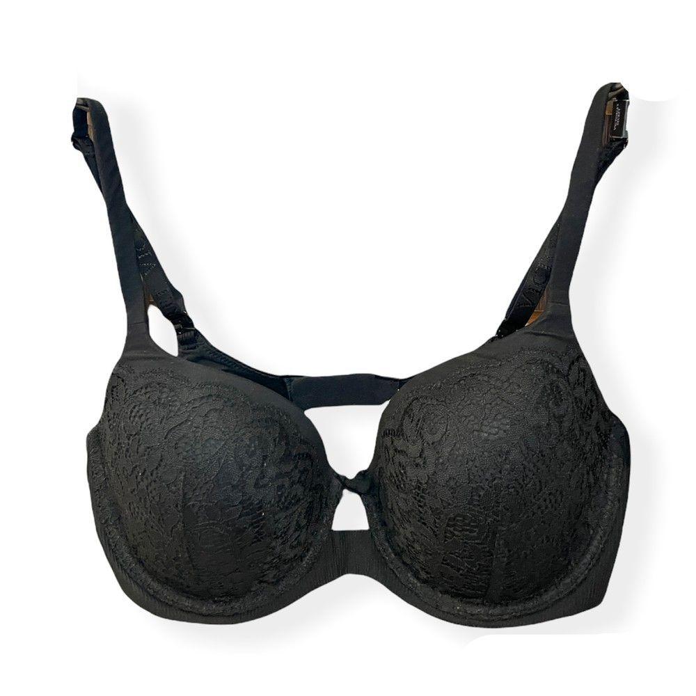 Sostén Push Up Encaje Negro 36D - Victoria's Secret-0