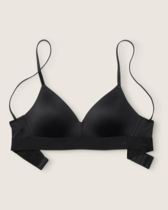 Sostén Push Up Sin Aro Negro 32 C - Victoria's Secret-0