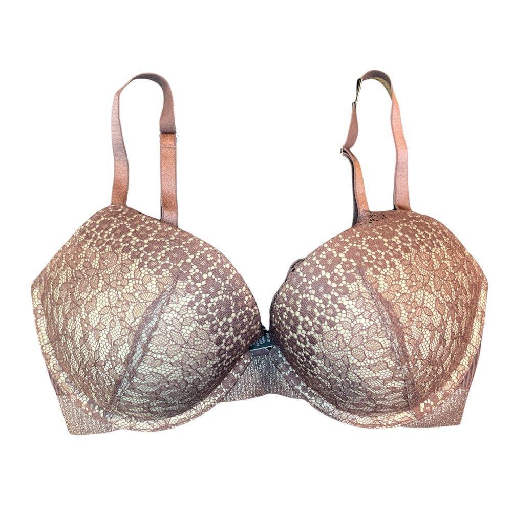 Sostén Push Up Encaje Violeta 34D - Victoria's Secret-0