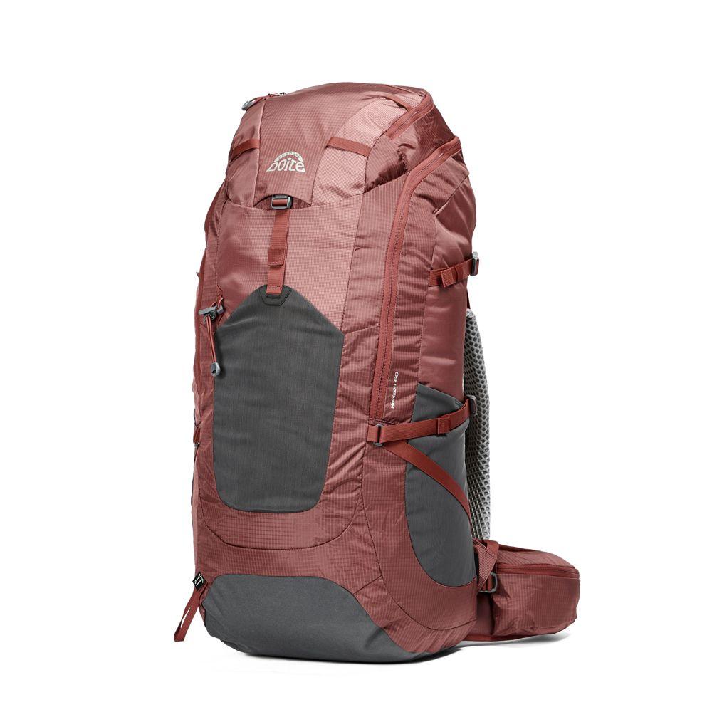 Mochila Excursion Horizon 60 Litros Rojo Oscuro Doite-1