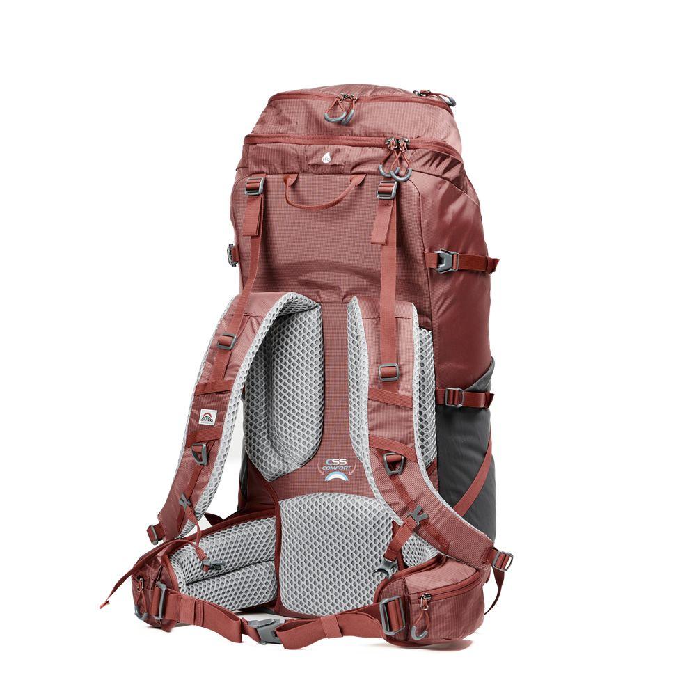 Mochila Excursion Horizon 60 Litros Rojo Oscuro Doite-3