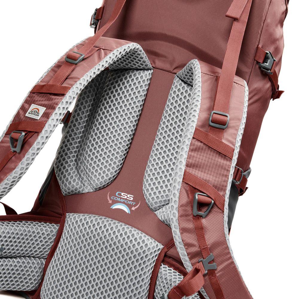 Mochila Excursion Horizon 60 Litros Rojo Oscuro Doite-6