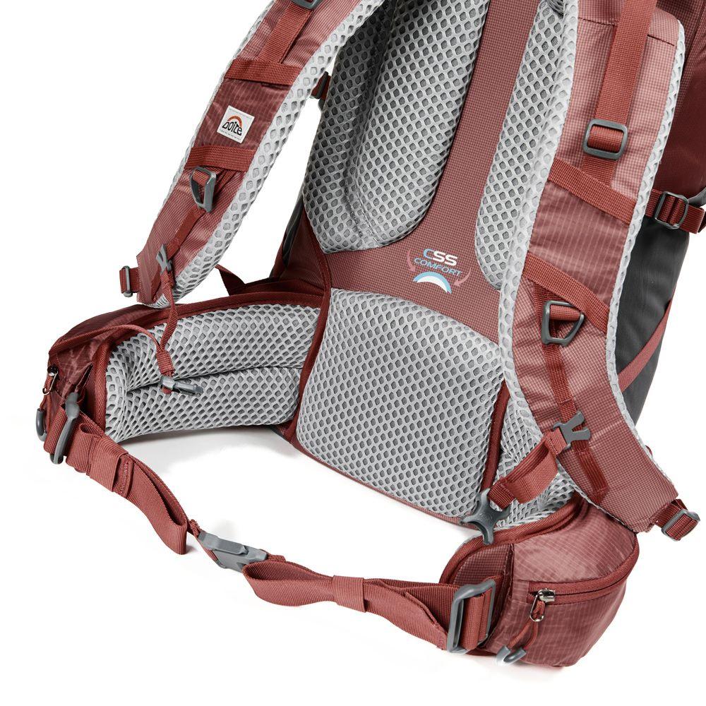 Mochila Excursion Horizon 60 Litros Rojo Oscuro Doite-7