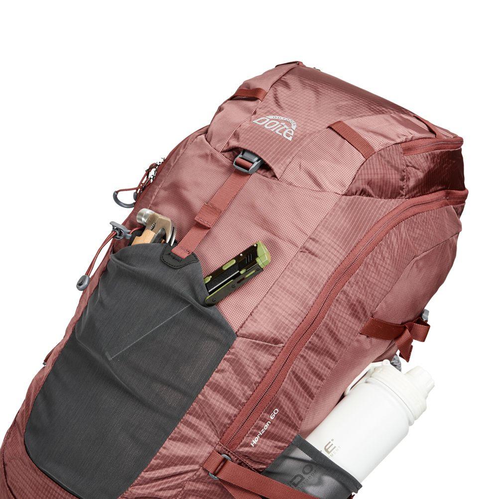 Mochila Excursion Horizon 60 Litros Rojo Oscuro Doite-8