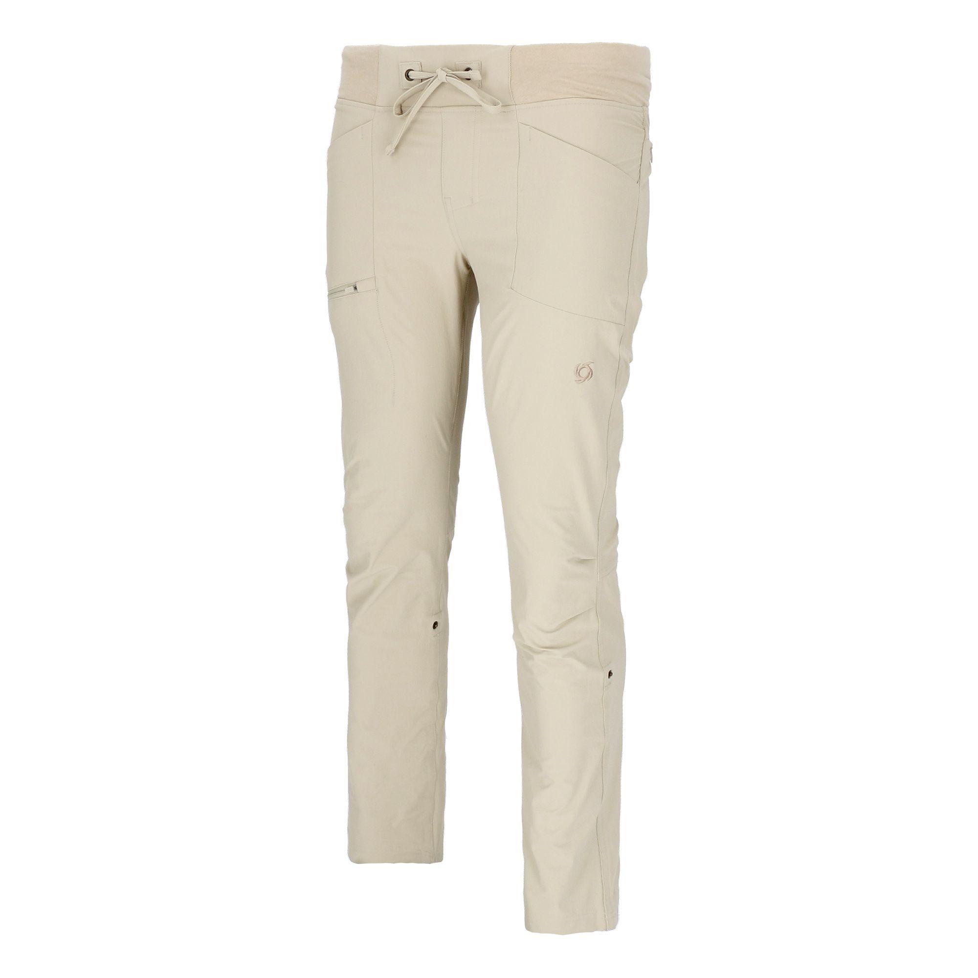Pantalón Largo Kanya Mujer Beige Doite-1