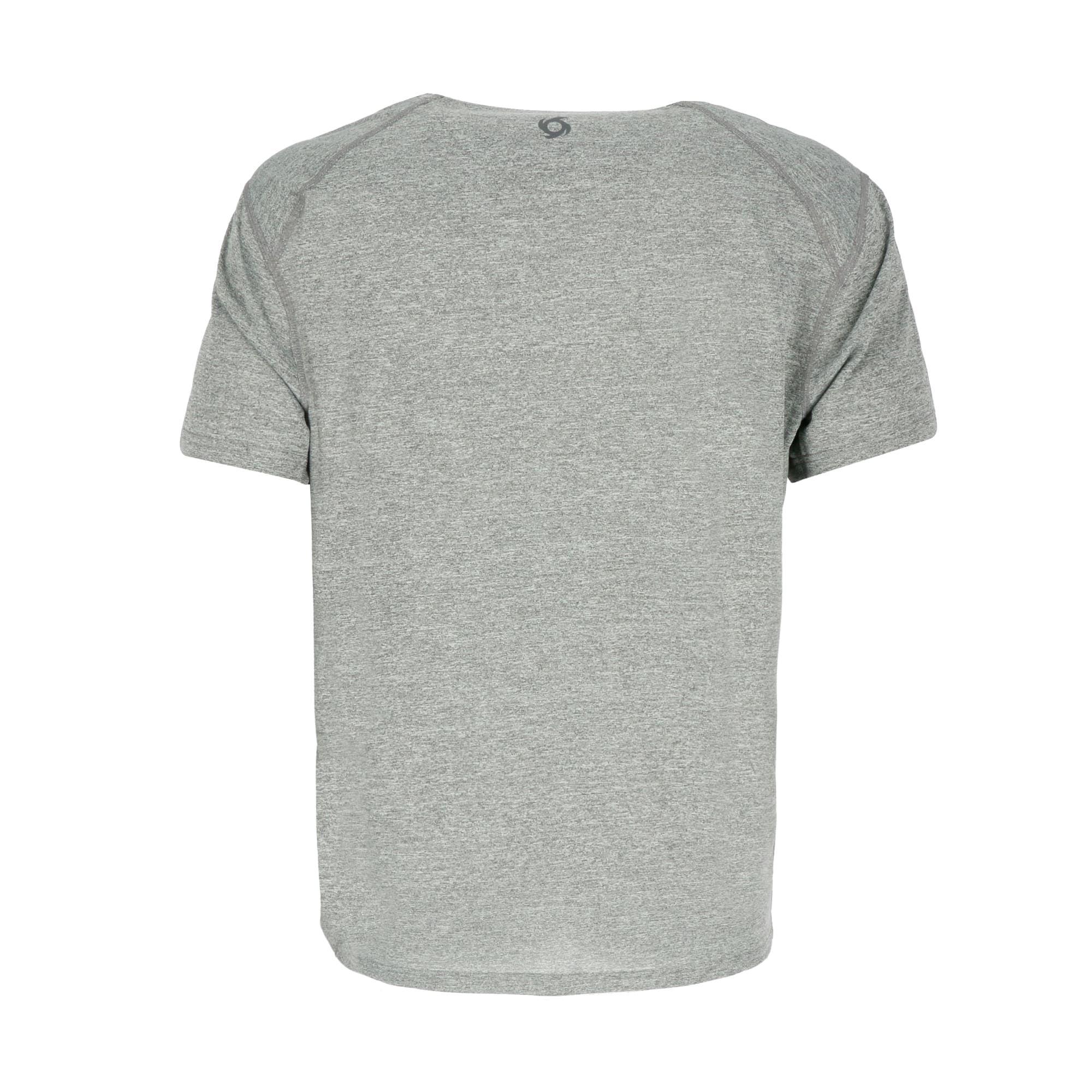 Polera Manga Corta Deportiva Lava Hombre Gris Claro Doite-2