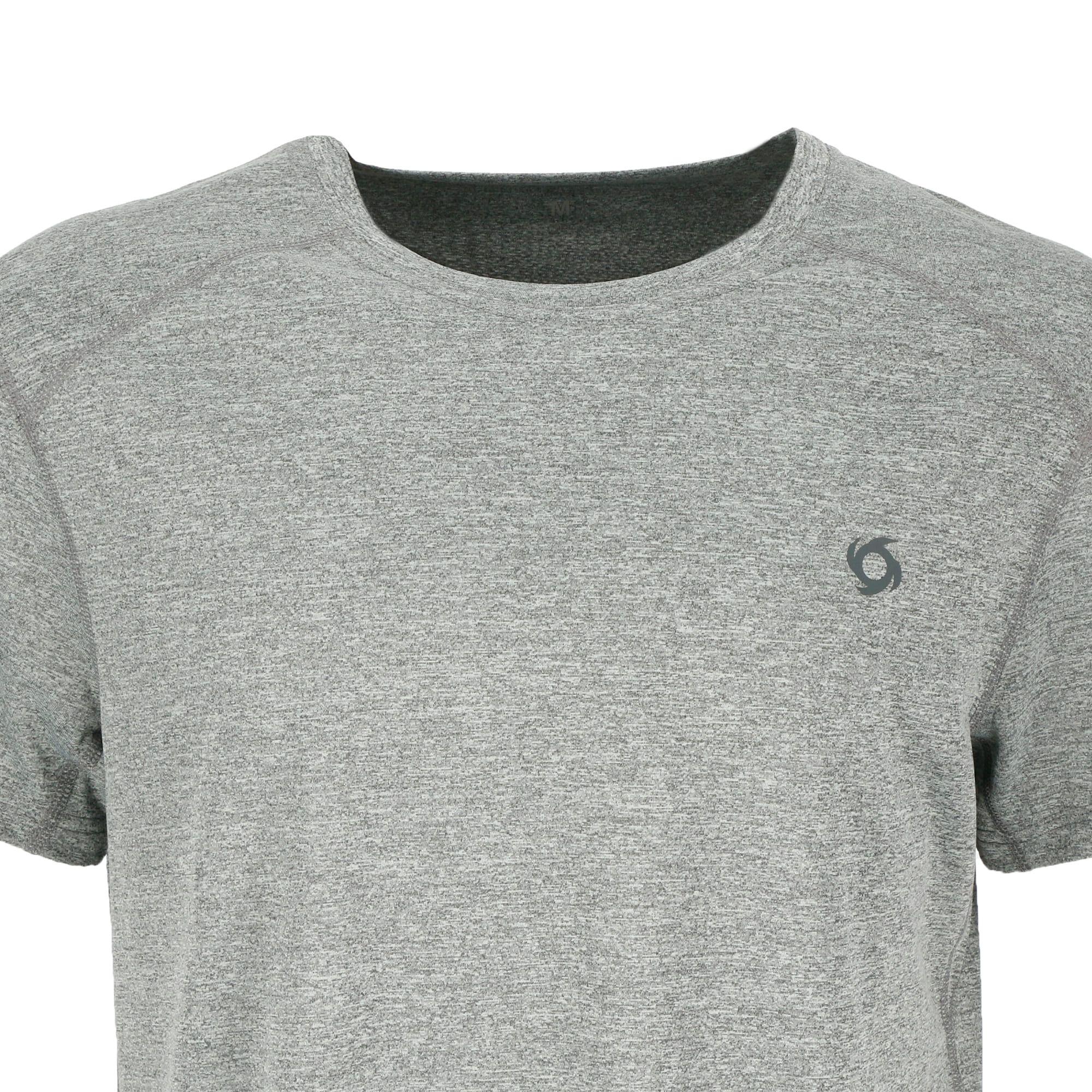Polera Manga Corta Deportiva Lava Hombre Gris Claro Doite-3