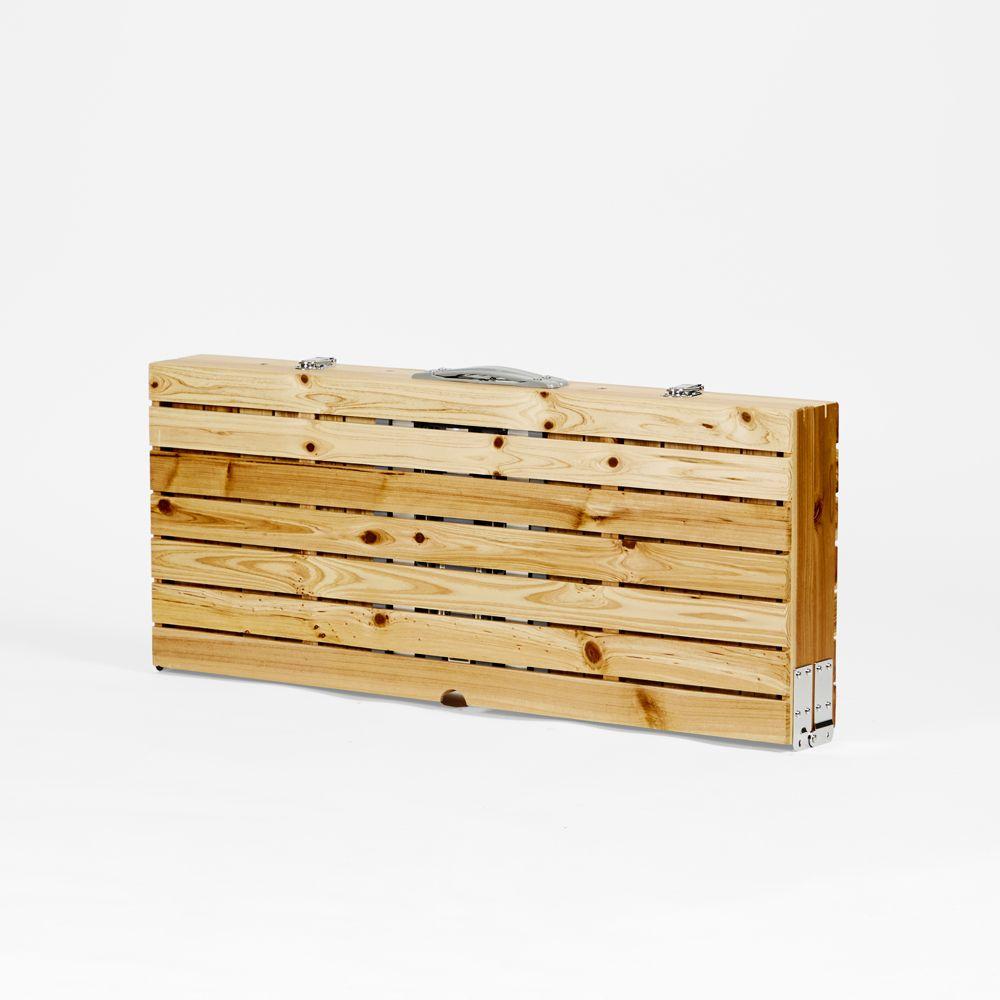 Mesa De Madera Plegable Camping Dyne 4 Personas Doite-8