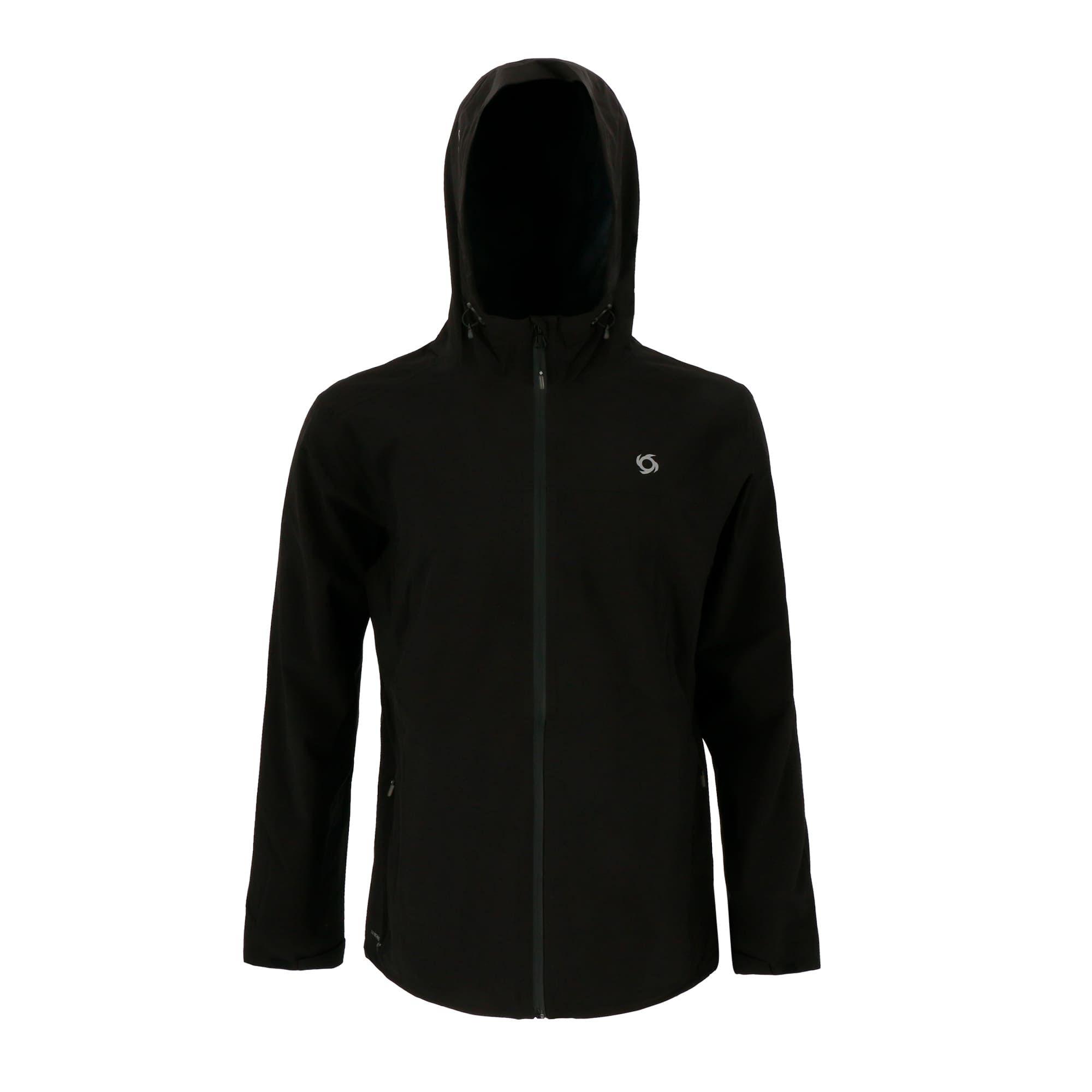 Cortaviento Impermeable Liven Negro Hombre Doite-0