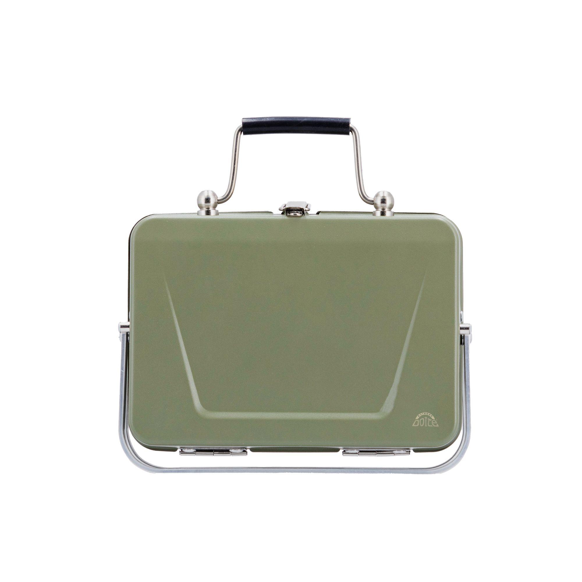 Parrilla Portatil Compact Grill M Verde Doite-1