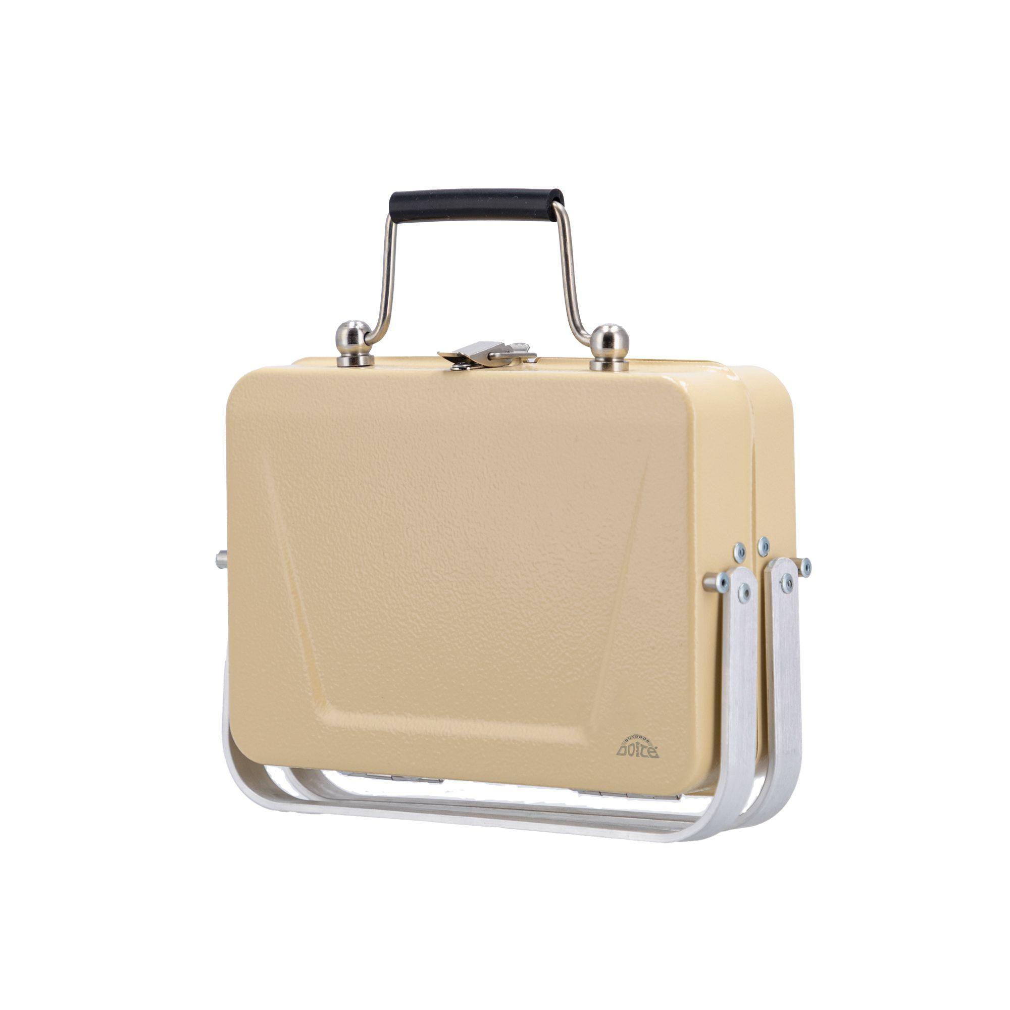 Parrilla Portatil Compact Grill S Beige Doite-2